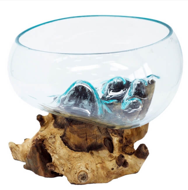 Szkło wtopione w drewno decobali.pl