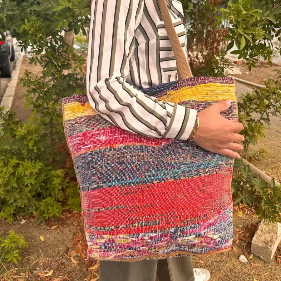 torba z recyklingu bawełniana na ramię decobali.pl