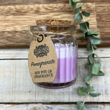 Zapachowa świeczka sojowa - Granat