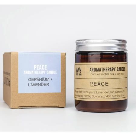 Aromaterapeutyczna świeczka sojowa - Spokój