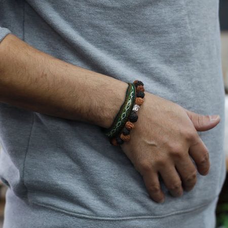 Bransoletka Rudraksha - Mieszana