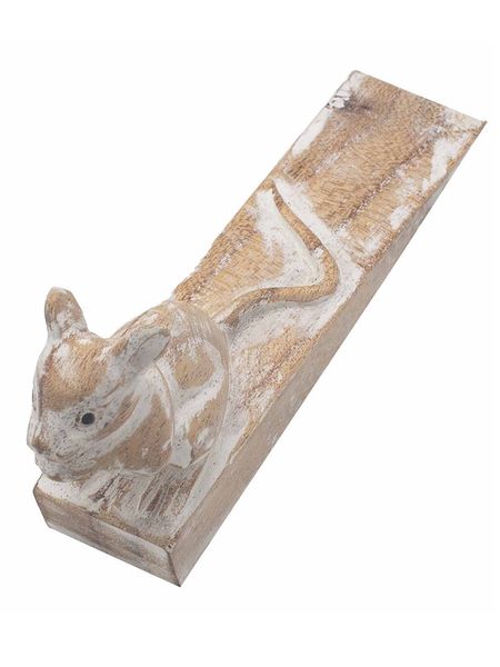 Drewniany Ogranicznik do Drzwi - Myszka