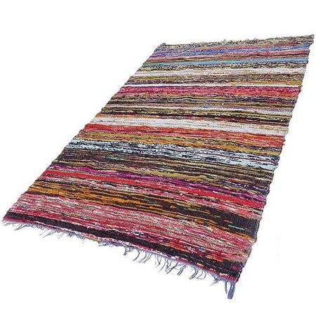 Dywan szmaciany Indyjski - Duży 105 x 185 cm.