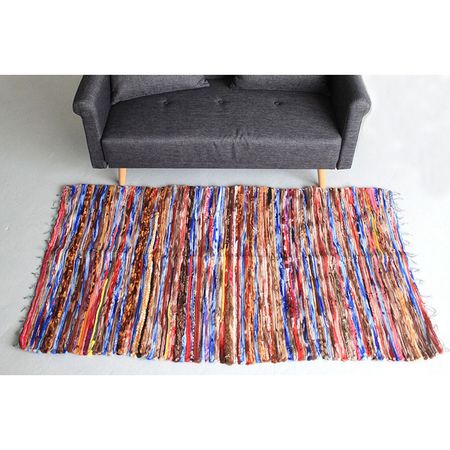 Dywan szmaciany Indyjski - Duży 105 x 185 cm.