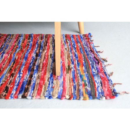 Dywan szmaciany Indyjski - Średni 75 x 128 cm.