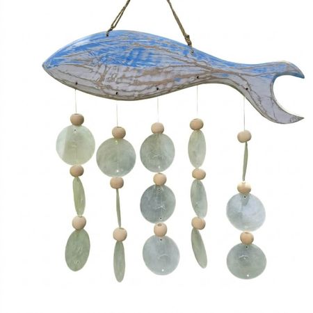 Dzwonek wietrzny - Ryba z muszli capiz
