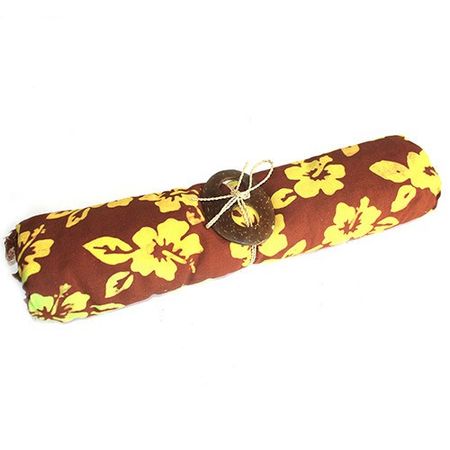 Indonezyjskie Sarongi - Orchidea - Brązowy