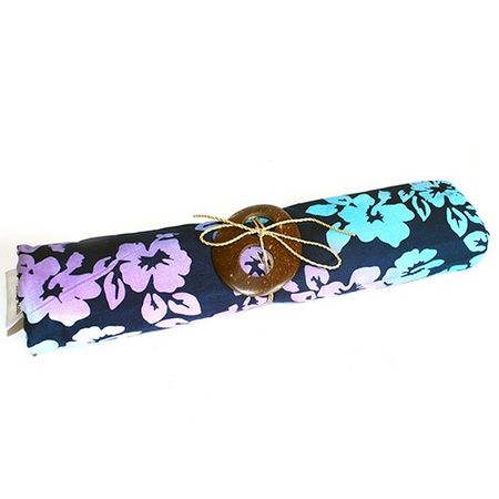 Indonezyjskie Sarongi - Orchidea - Niebieski