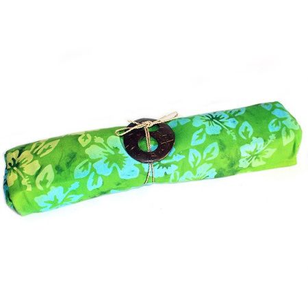 Indonezyjskie Sarongi - Orchidea - Zielony