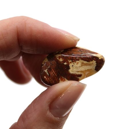 Kamień Afrykański Mały - Jasny Jaspis | 24 sztuki