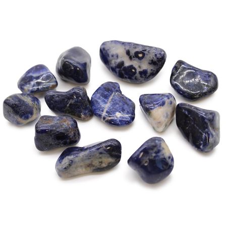 Kamień Afrykański Średni - Sodalit | 12 sztuk