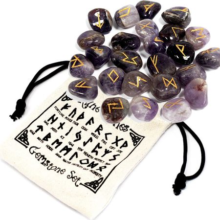 Kamień runiczny, alfabet runiczny - Ametyst
