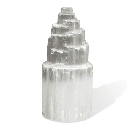 Lampa z selenitu - Wieża 20 cm