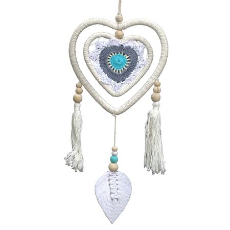 Łapacz Snów z Bali - Niebieskie Serce