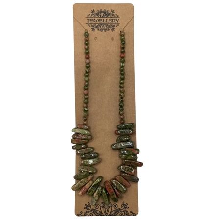 Naszyjnik z kamieni naturalnych - Agat Mszysty