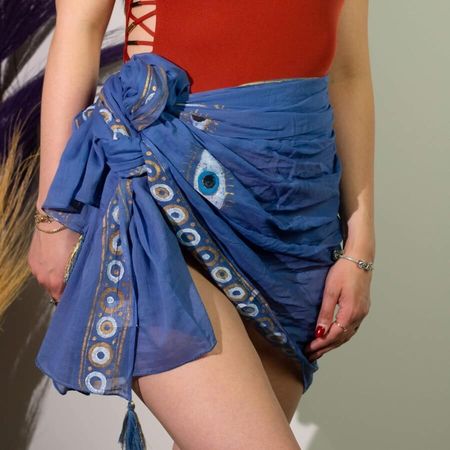 Pareo Nomad Sari - Niebieskie Złe Oko