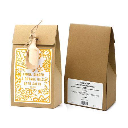 Sól do kąpieli - Cytryna i Imbir