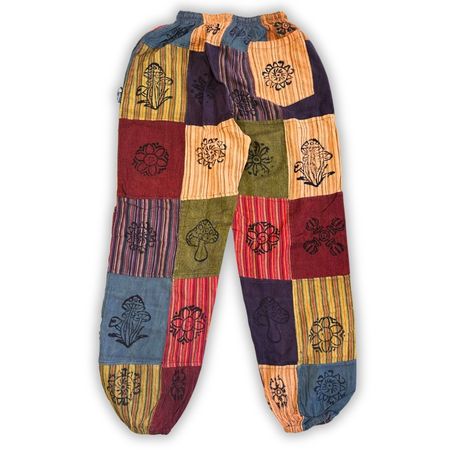 Spodnie z gumką - bawełniane Nomad Sari Pomarańcz L/XL