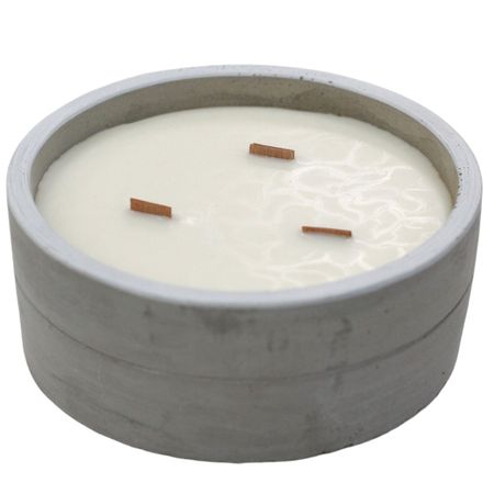 Świeczka w betonie - Wanilia