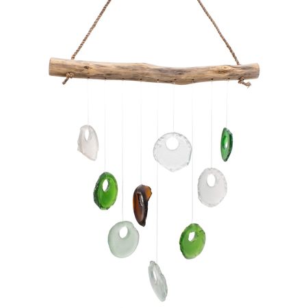 Szklany dzwonek wietrzny - Bottle bottoms