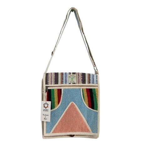 Torba z konopi - Torba listonoszka