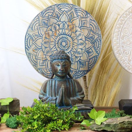 Zestaw Feng Shui z Buddą - Kwiat Mandala